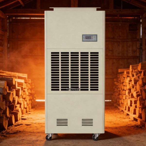 FLSGW-G168 Temperature Dehumidifier With High Temperature up to 60℃ for Drying Vegetable Workshop with 168L/D