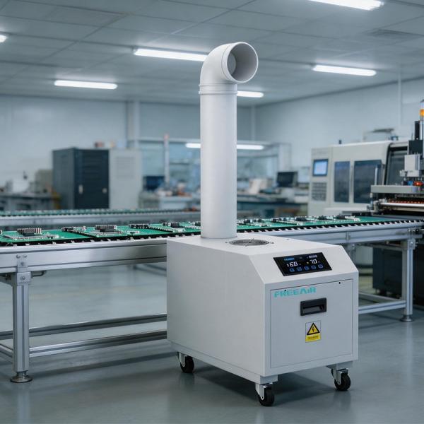 FREEAIR 10kg/h Capacity Commercial Humidification System Metal Material Industrial Ultrasonic Air Humidifier for Mushroom