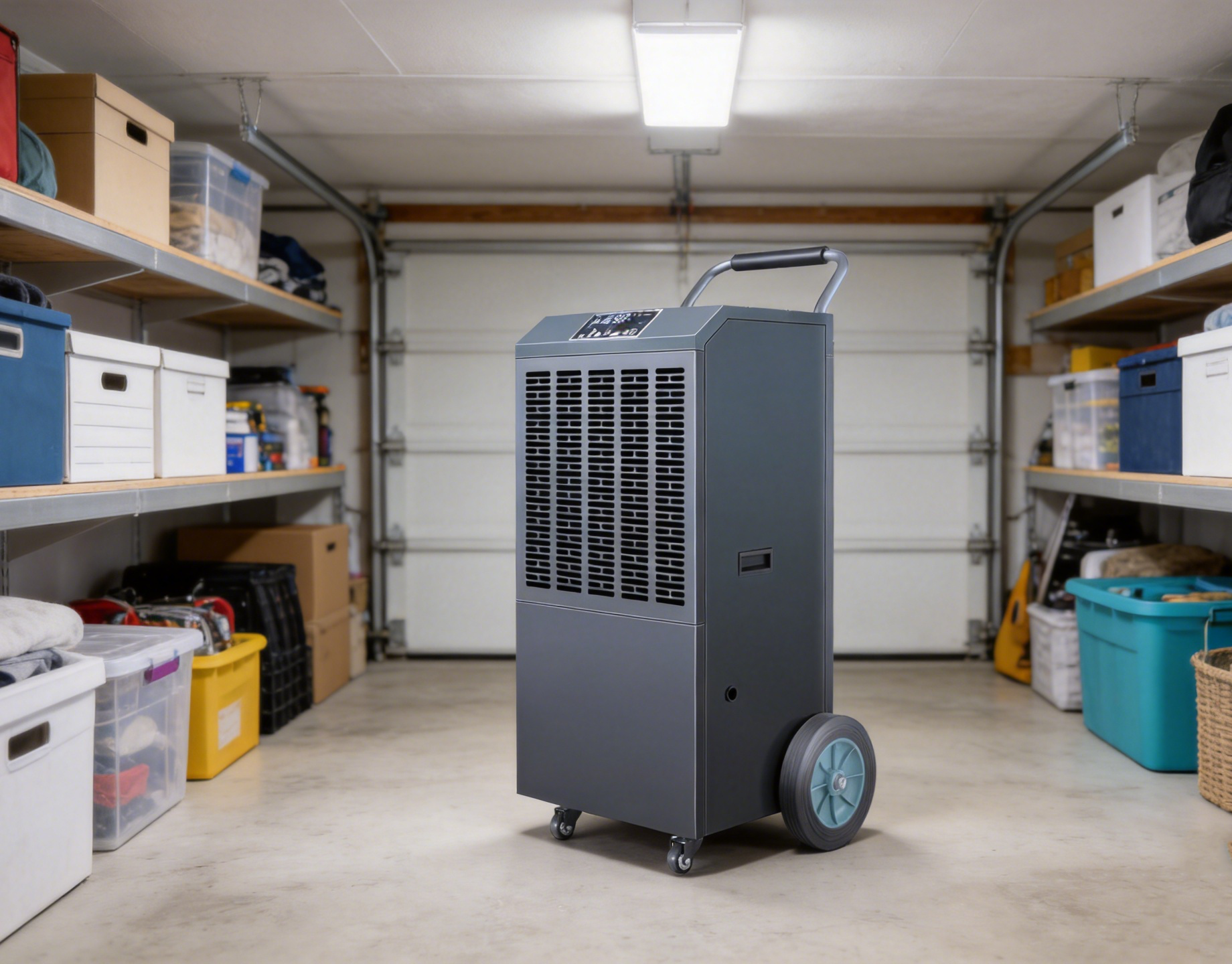  138L/DAY New Industrial Commercial Dehumidifier 138L Electric Heavy Duty Portable for Warehouse Factory Basement Storage Area Moisture