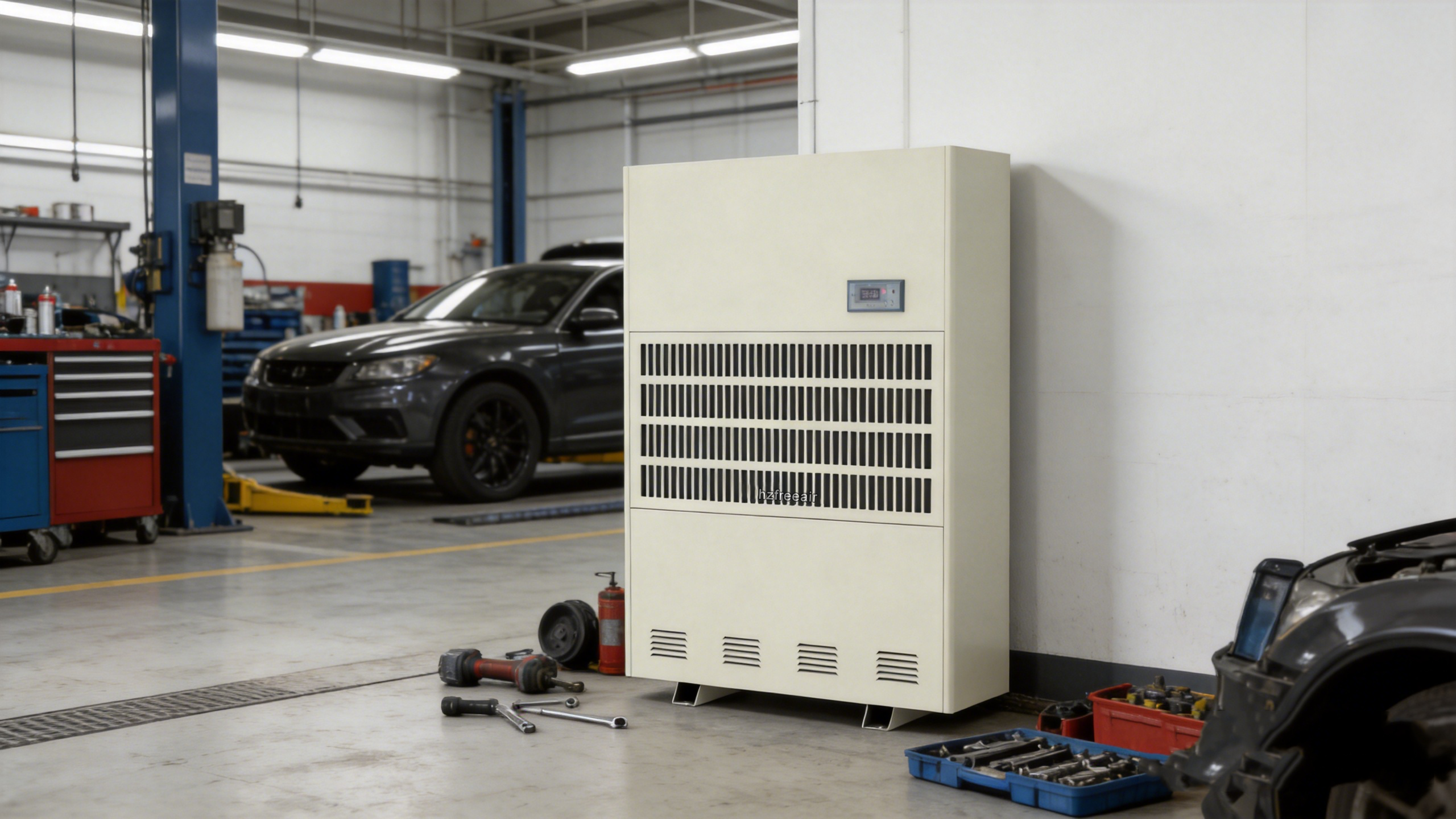 360L Industrial Standing Movable Dehumidifier Moisture Absorber Mobile High Volume Indoor Dehumidifier Greenhouse