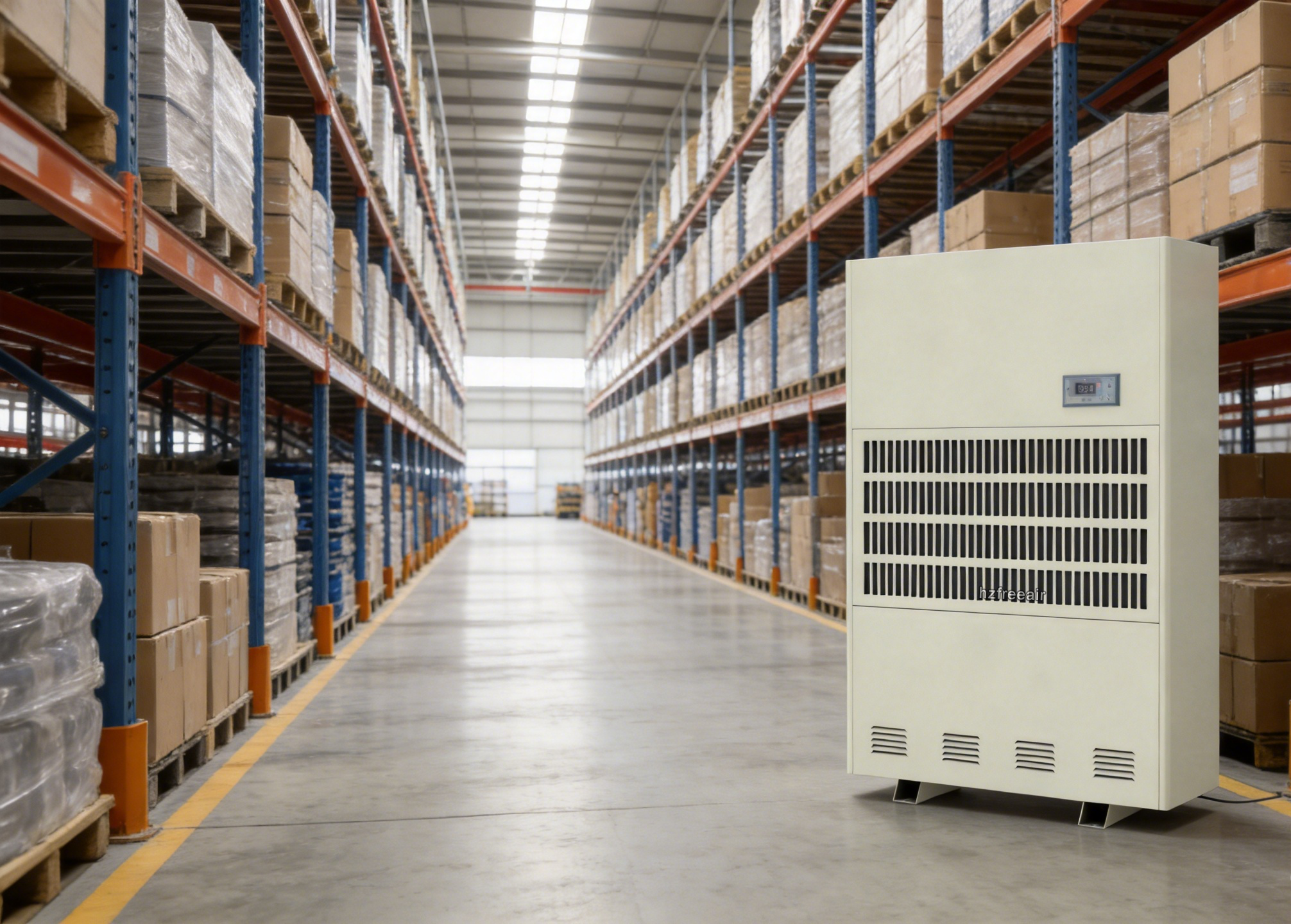 360L Industrial Air Dryer Factory Dehumidifier with Large Dehumidification Capacity Moisture Absorber Dehumidifier Industrial Floor Drying Dehumidifier for Workshop with Universal Wheels