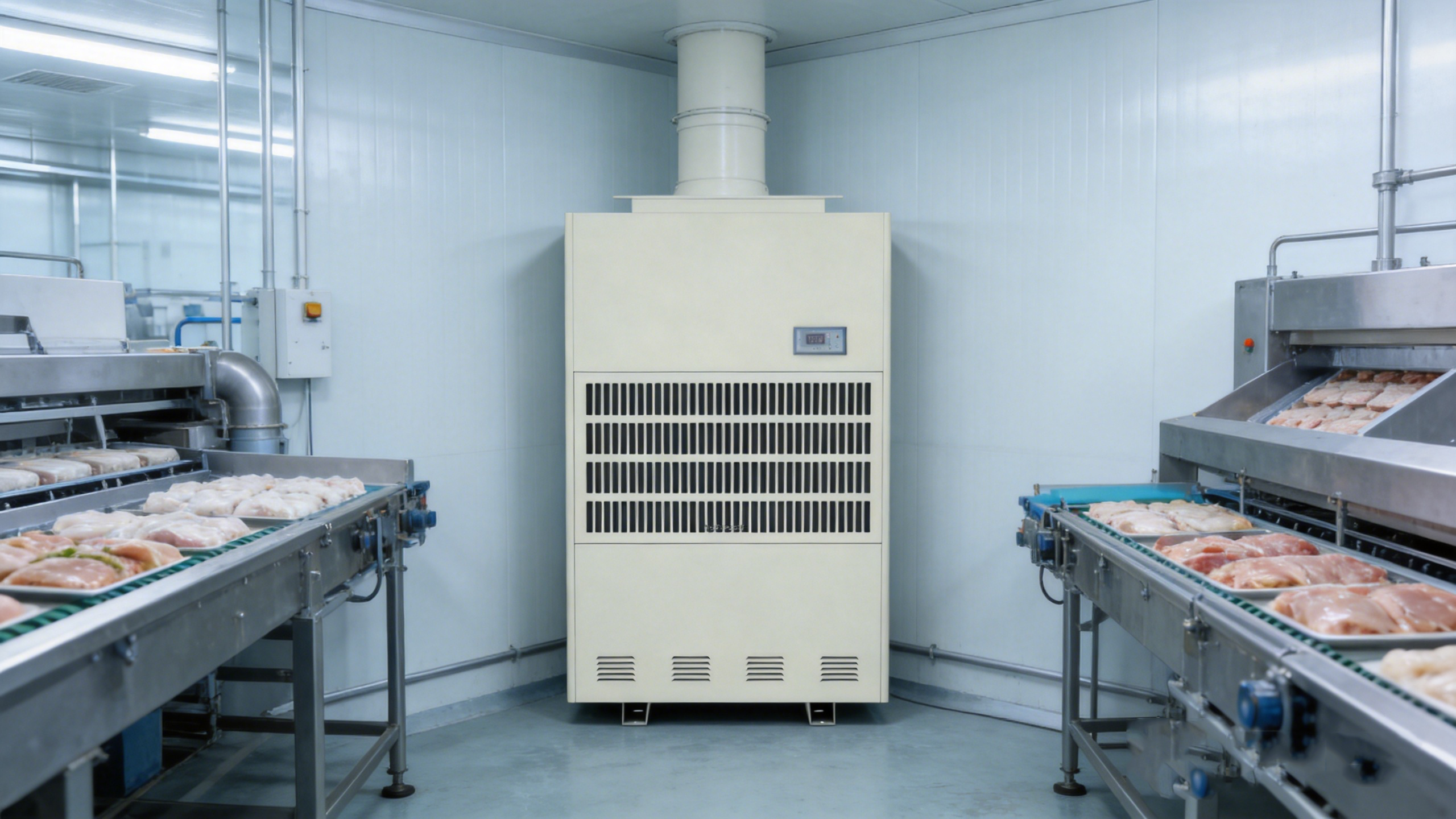 FLSW-G480 480 Liters per Day Low Noise Heating Function Dehumidifier Quiet for High Heat Wood Drying Medicinal Herb Drying Tea Drying Have Timer