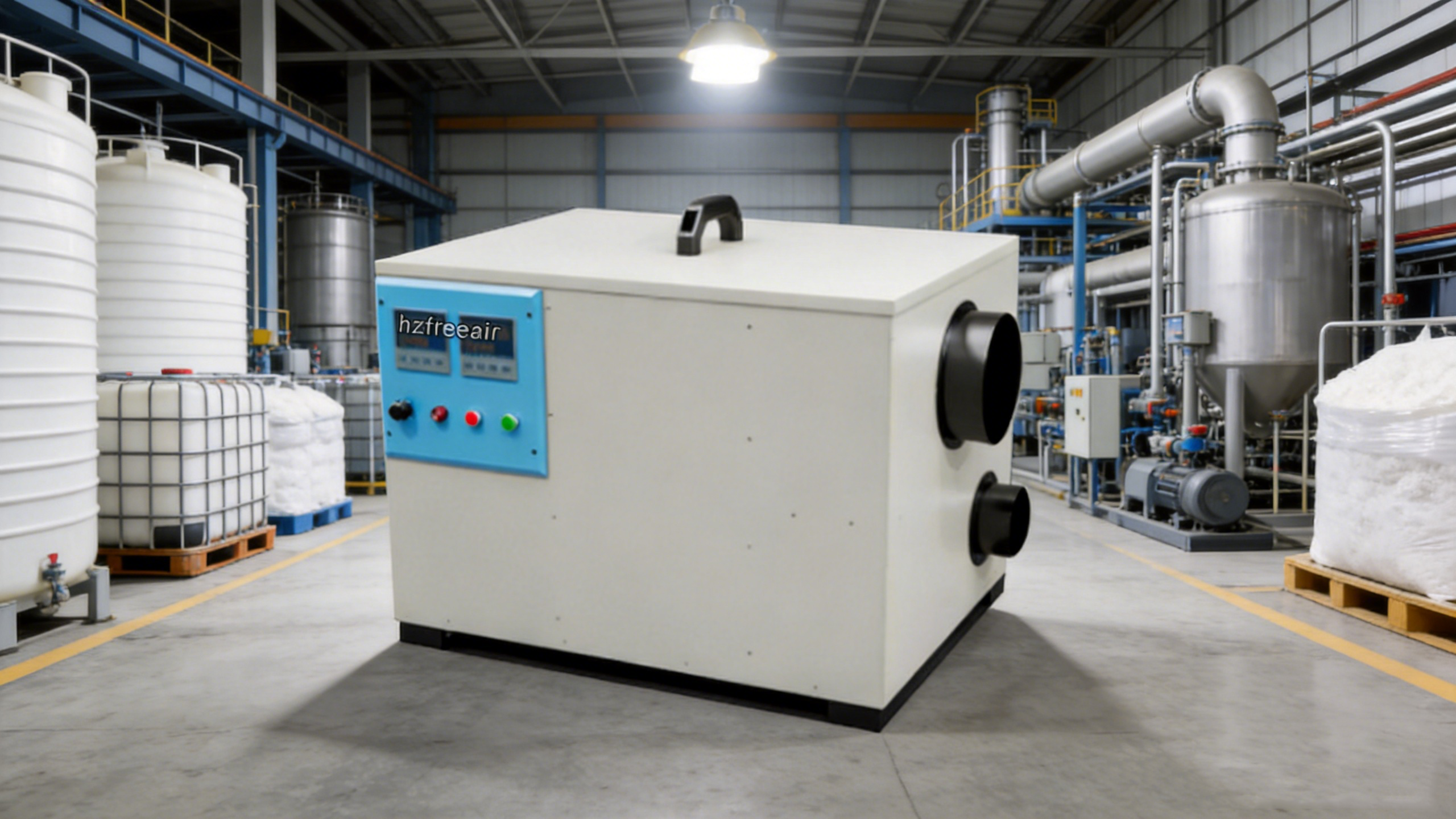FL-R1000 High Performance Desiccant Dehumidifier With Silica Gel Wheel Ideal for Corrosive Atmospheres in Plants and Labs