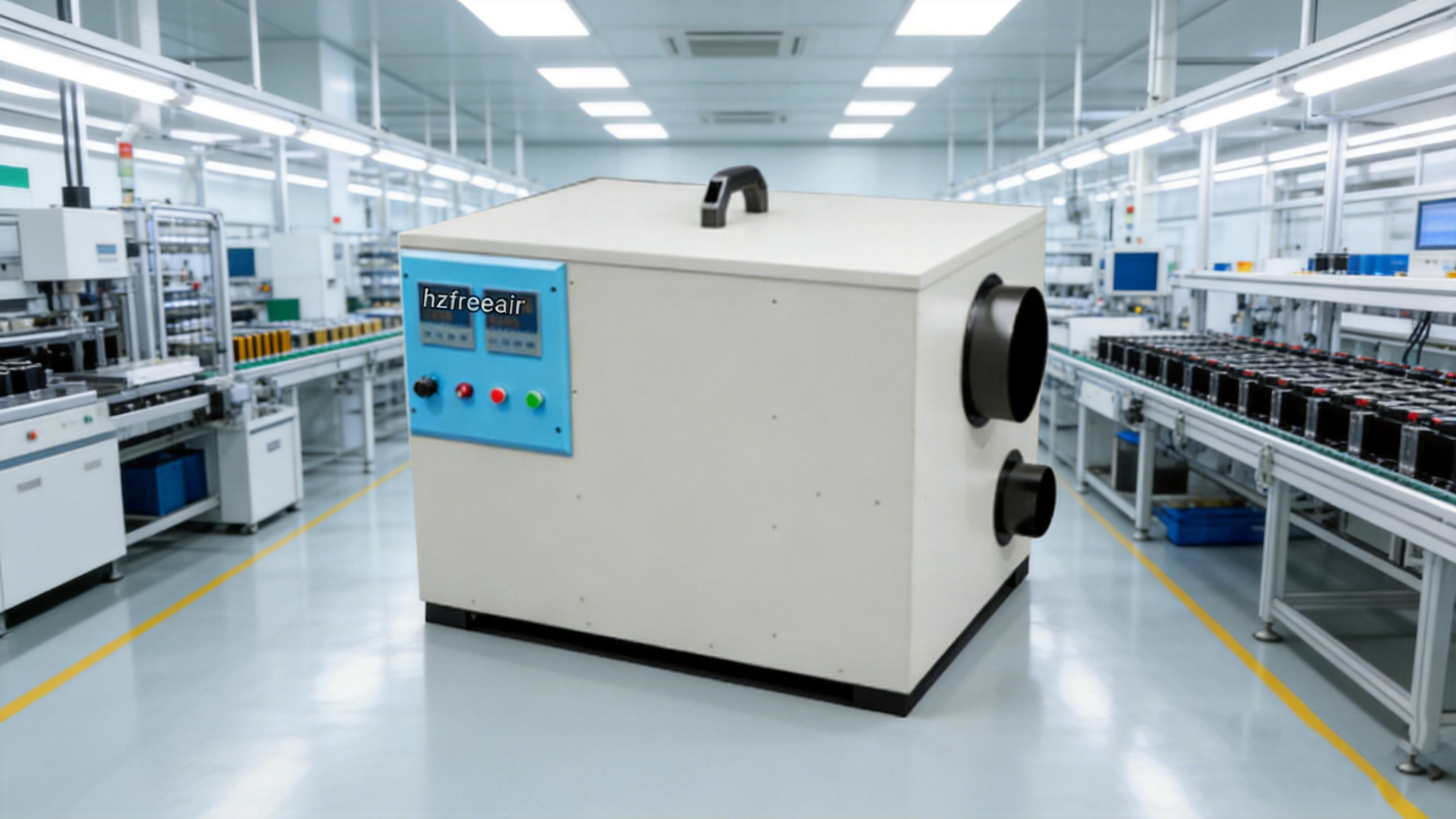 FL-R1200 Industrial Desiccant Air Dehumidifier 6.8kg/h for Chemical Laboratory Suitable for Extremely Cold Environments