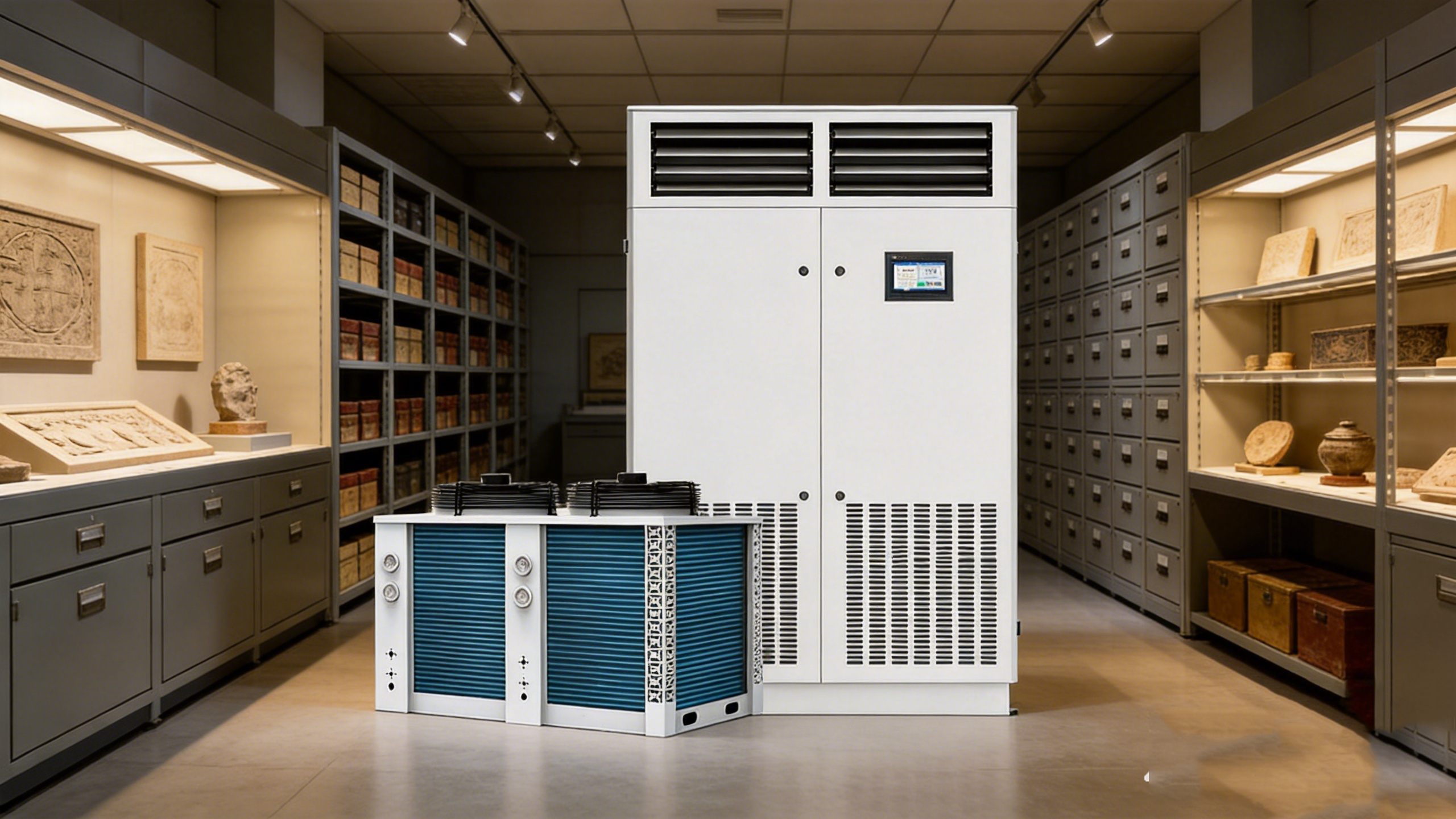 FL-HF30 FREEAIR Floor Standing Precision AC 30KW Cooling Capacity Cabinet Type Constant Temperature Humidity Machine for Computer Room